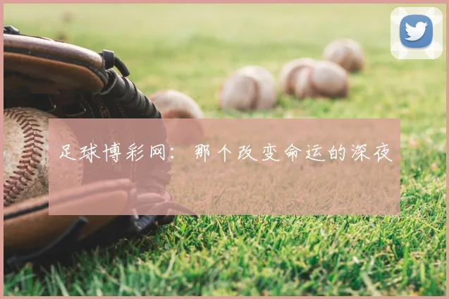 足球博彩网：那个改变命运的深夜